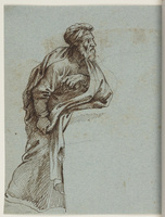 K VIII 021
<br/>
Gezicht op de Hercules Victor tempel te Rome
<br/>
<em>Grimaldi, Giovanni Francesco (1606-1680)</em>